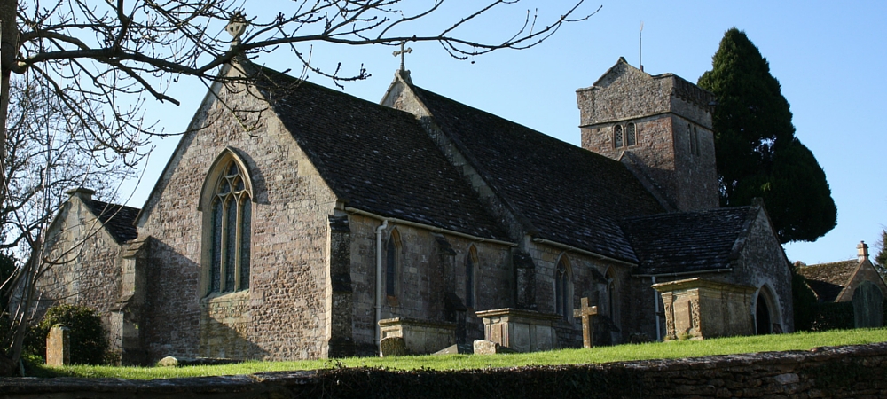 View of the church in the sunshine
